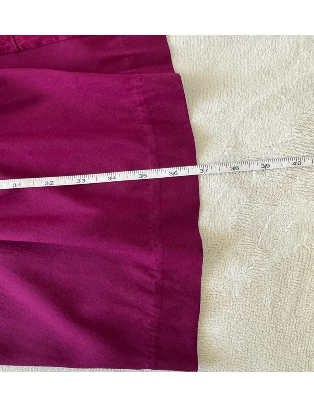 A Common Thread Silk Blend Pleated Dress Magenta Purple Size M - Picture 10 of 14